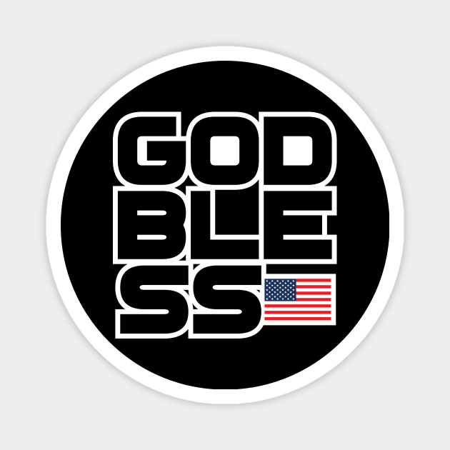 GOD Bless America Magnet by Obedience │Exalted Apparel